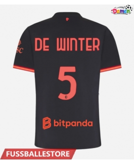 Günstige AC Milan Koni De Winter #5 3rd trikot Damen 2026-27 Kurzarm